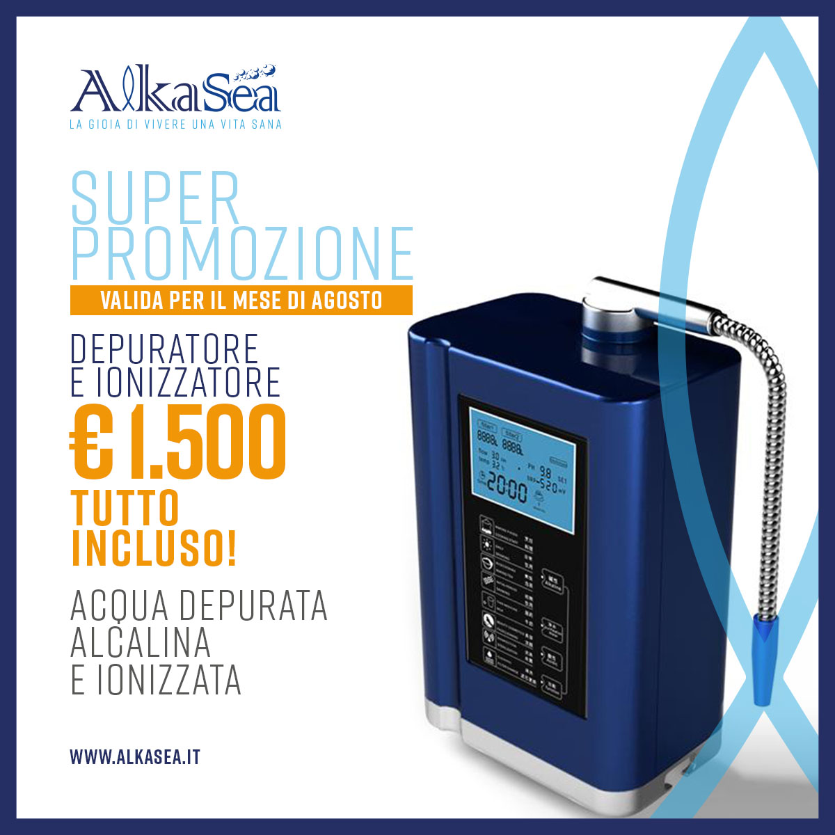 Ionizzatori Acqua Alcalina Palermo - AlkaSea1